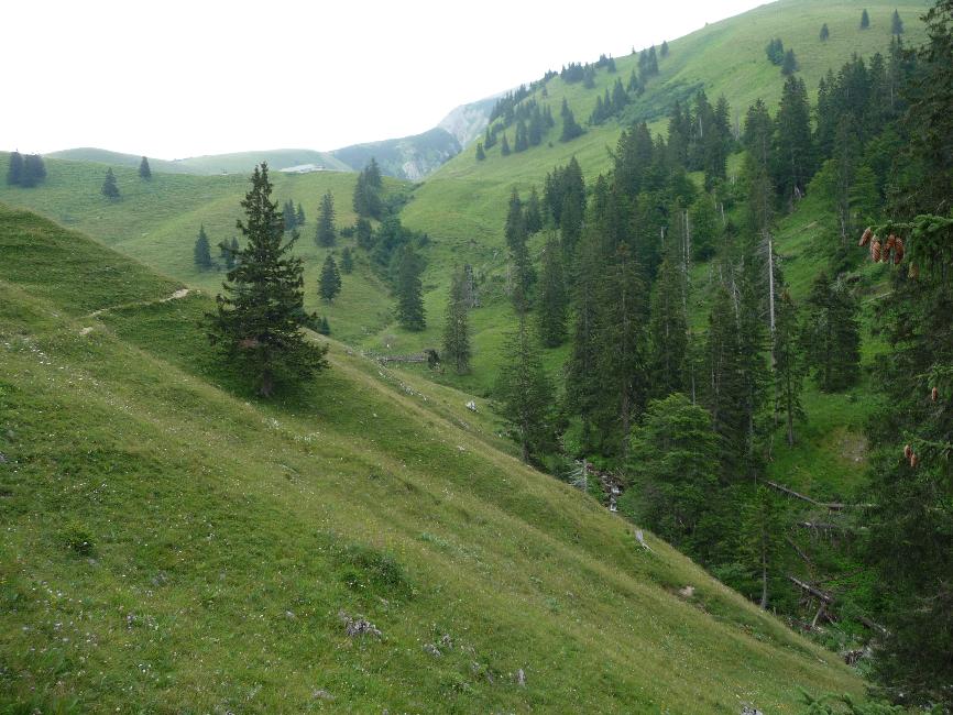 Redescente de Obere Stuibenalpe