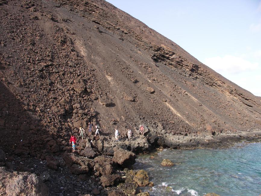 Arrivée du groupe à Calhau