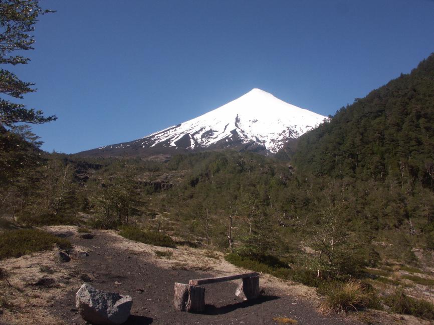 L'Osorno nous nargue avec son cône magnifique, mais parsemé de crevasses dangereuses