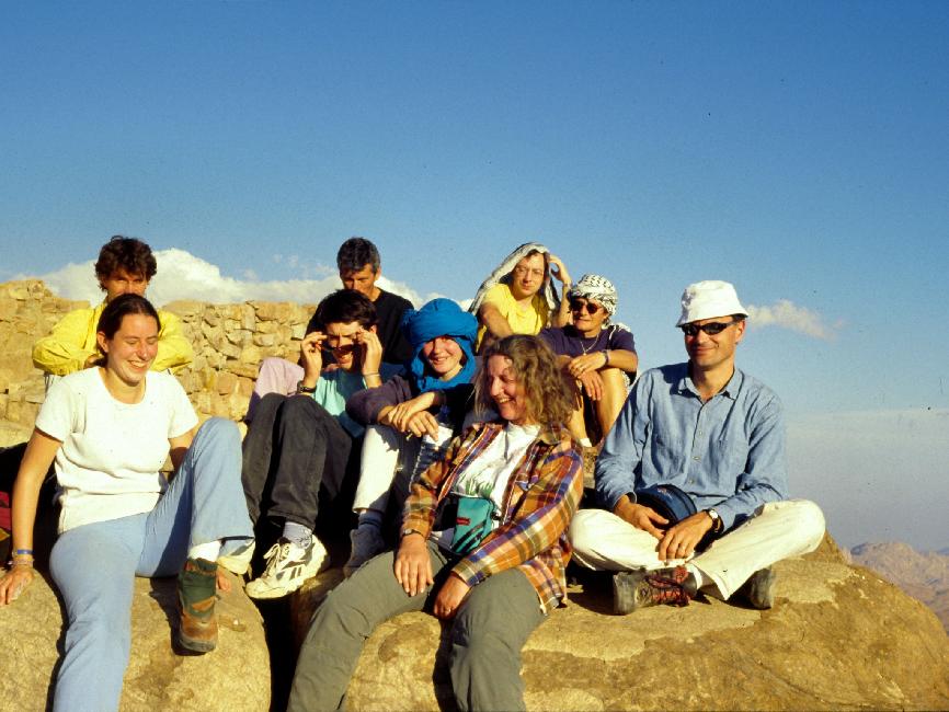 En attendant le coucher de soleil, au sommet du Mont Moïse