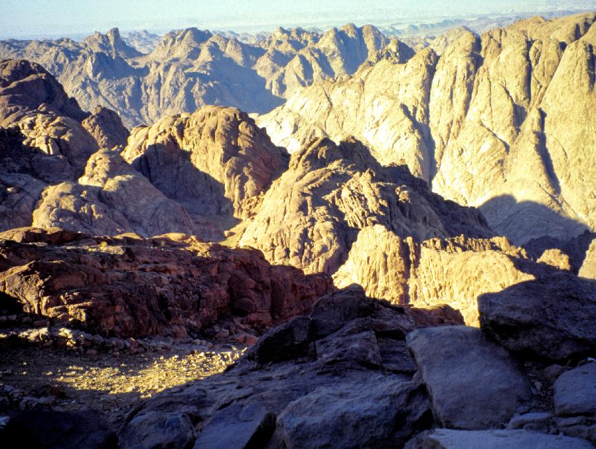 Vue depuis le sommet du Mont Moïse