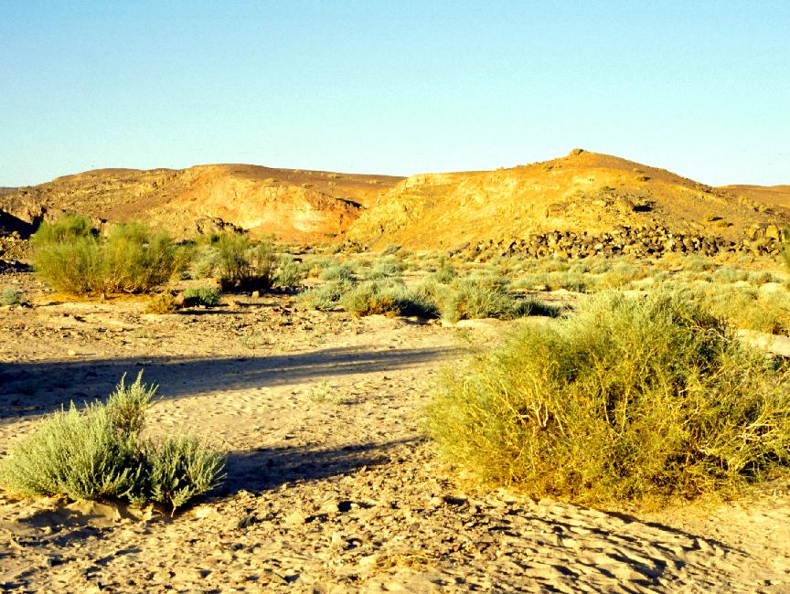 Site de notre premier bivouac, au bord de la route
