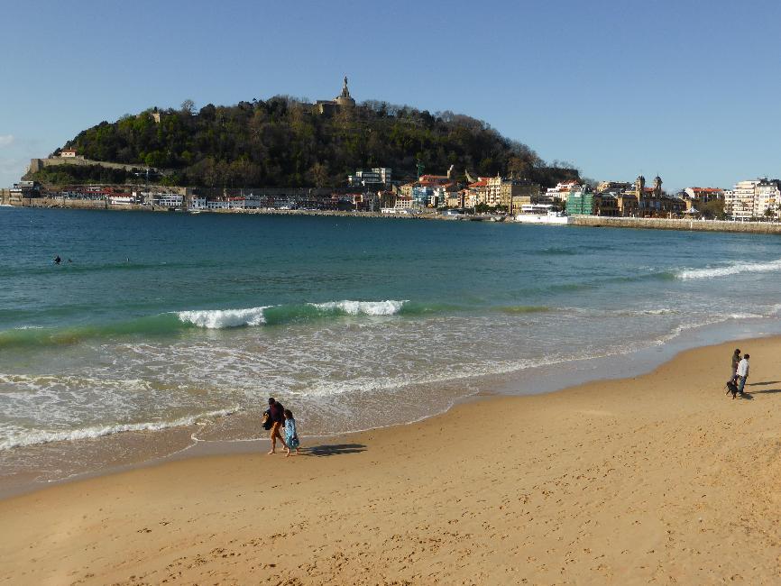 San Sebastian ; le front de mer