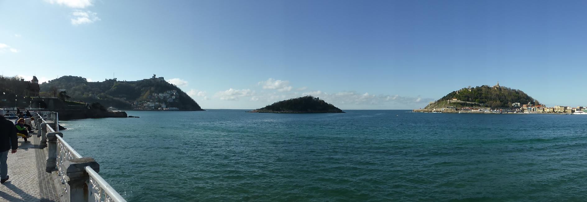 San Sebastian ; le front de mer