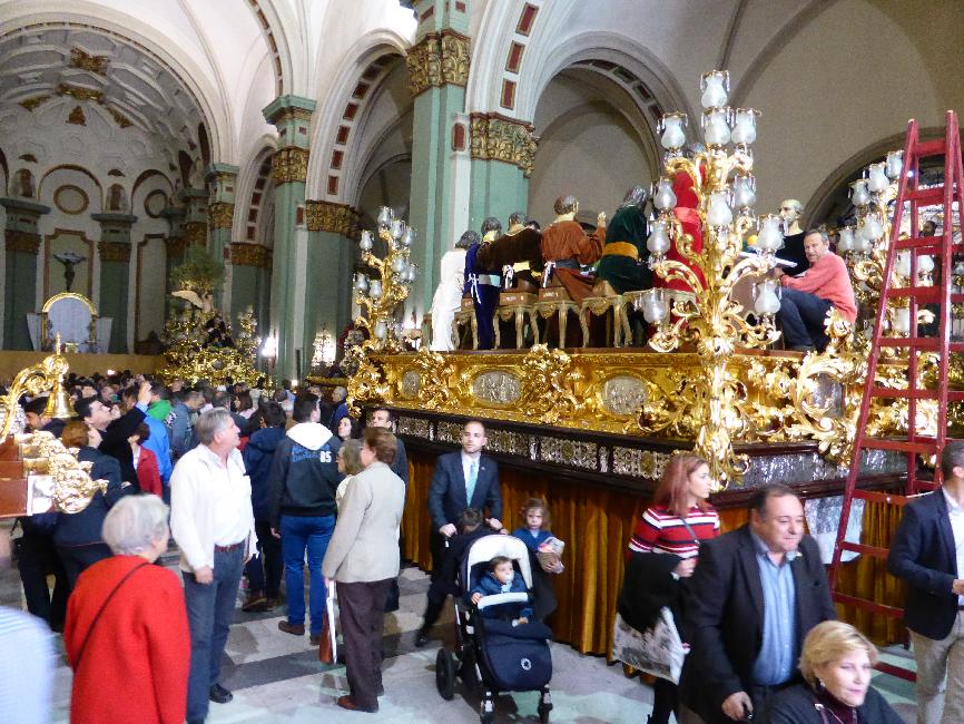 Cartagena ; préparatifs de la procession