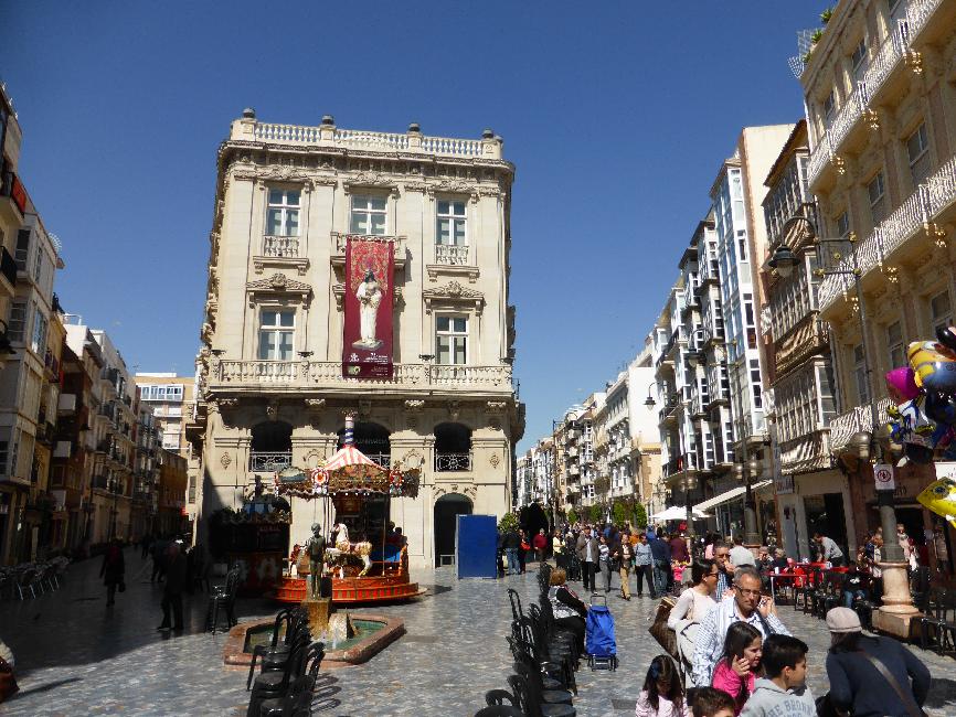 Cartagena ; préparatifs de la procession