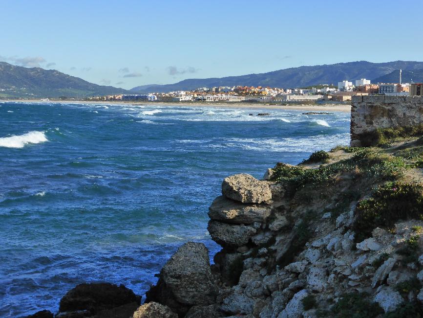 Tarifa ; l'île (côté Atlantique)