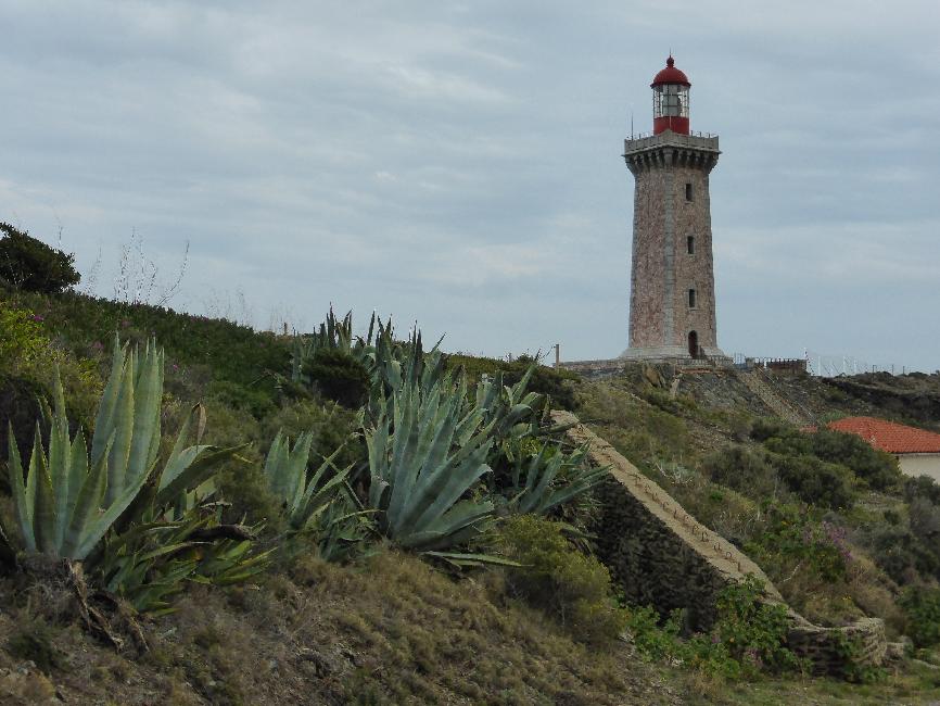 Port Vendre ; phare de cap Bear