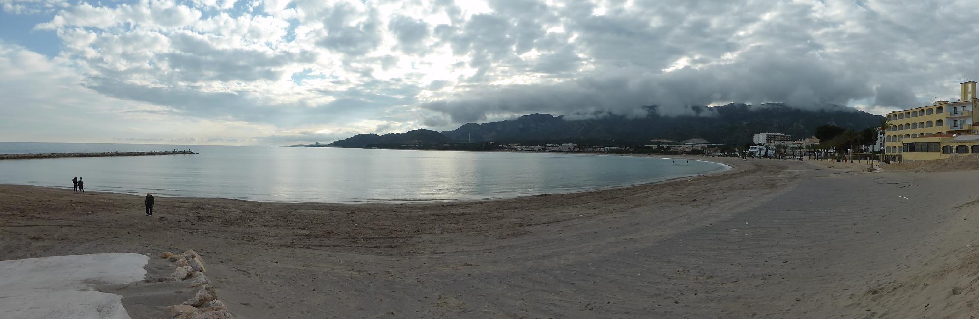 Hospitalet del Infante ; vue vers la Cala d'Oques et Vendellos