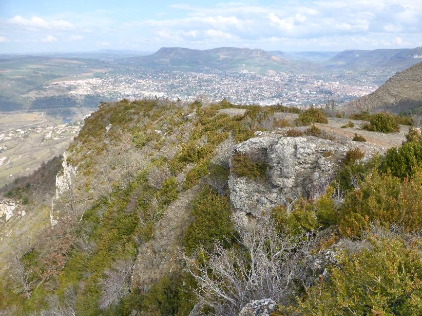 Millau ; point de vue sur le viaduc