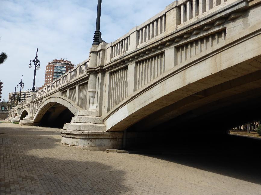 Valencia ; ancien cours du Turia