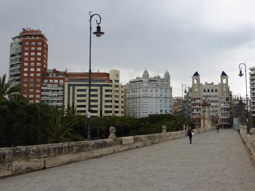Valencia ; ancien cours du Turia