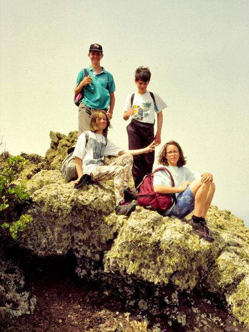 Sommet du Monte Corona ; photo de famille 