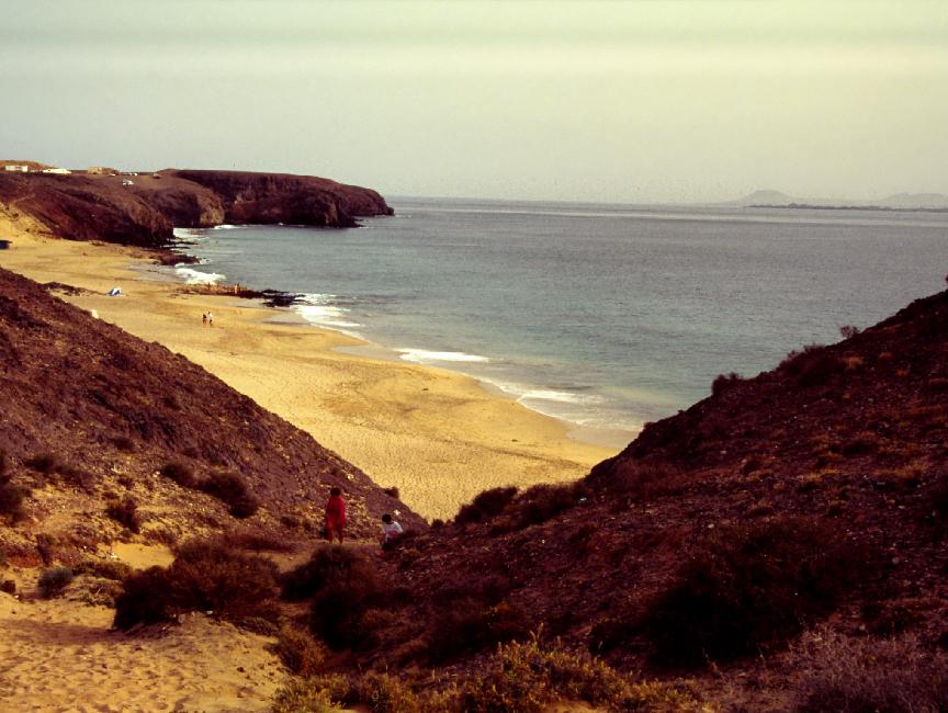 Plage d'El Papagayo (Sud de l'île)