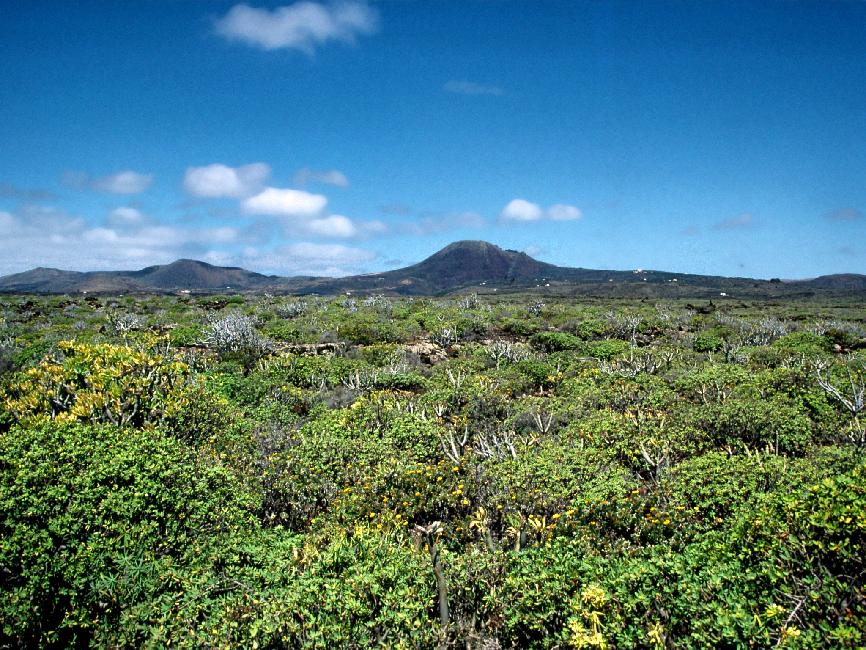 Vue vers le Monte Corona, depuis Cueva de Los Verdes