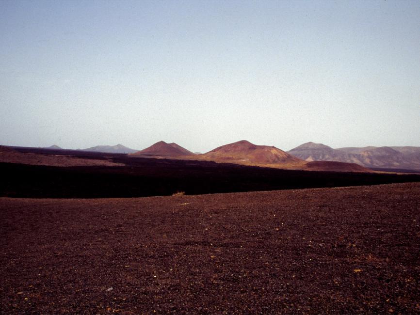 Parc de Timanfaya ; coulée de lave
