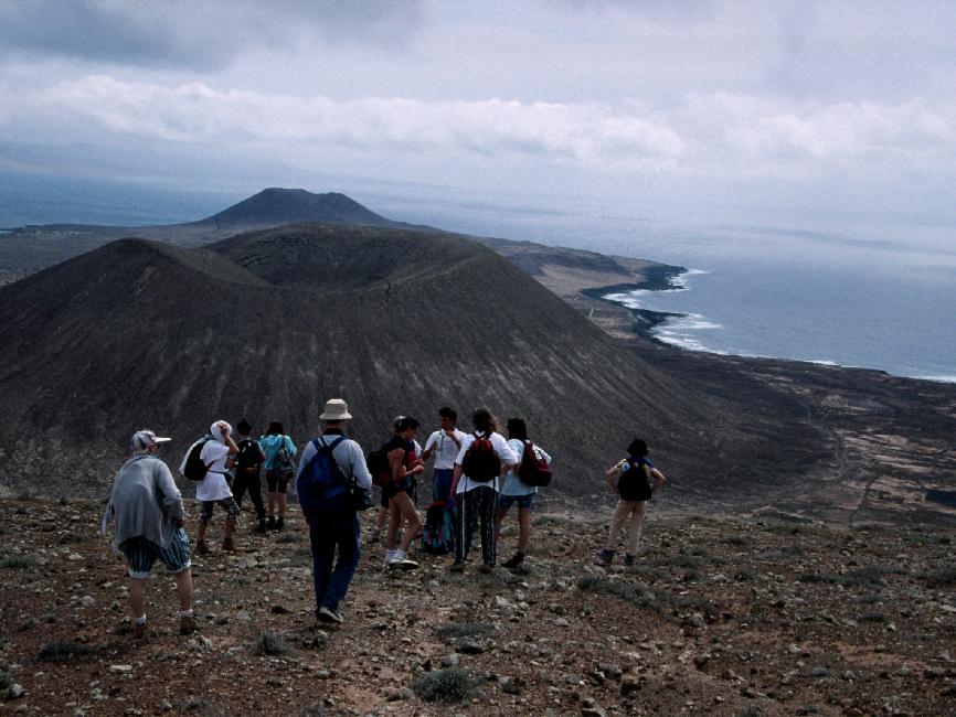 Gracioza : cratère Aguja Grande 