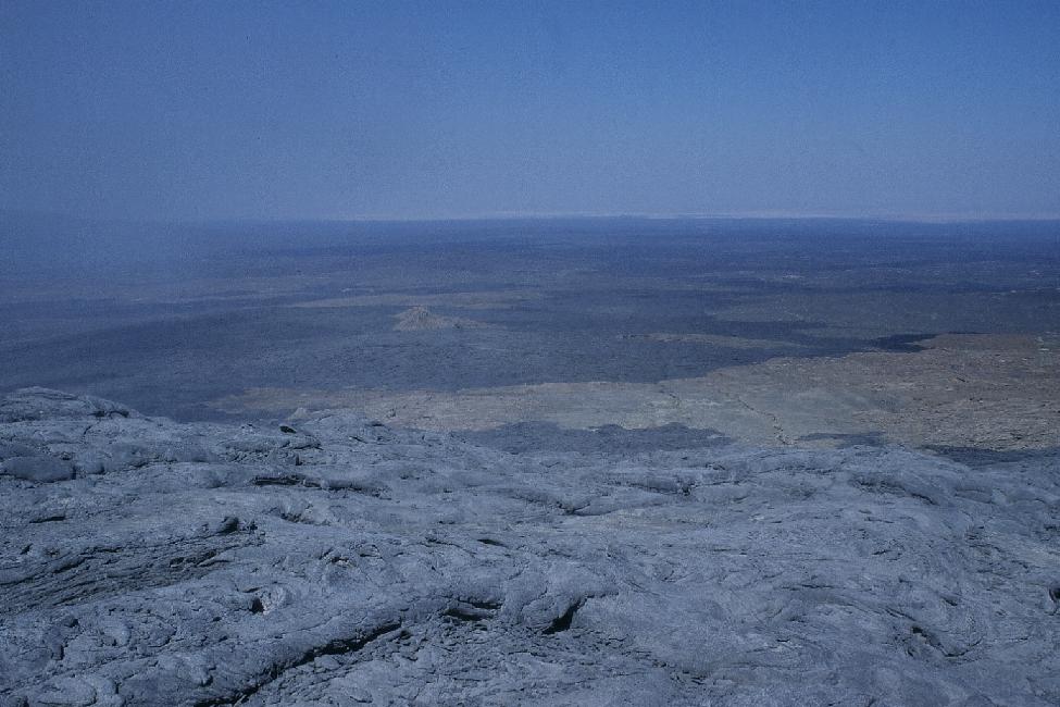 Coulée de 1973, sur les flancs du volcan