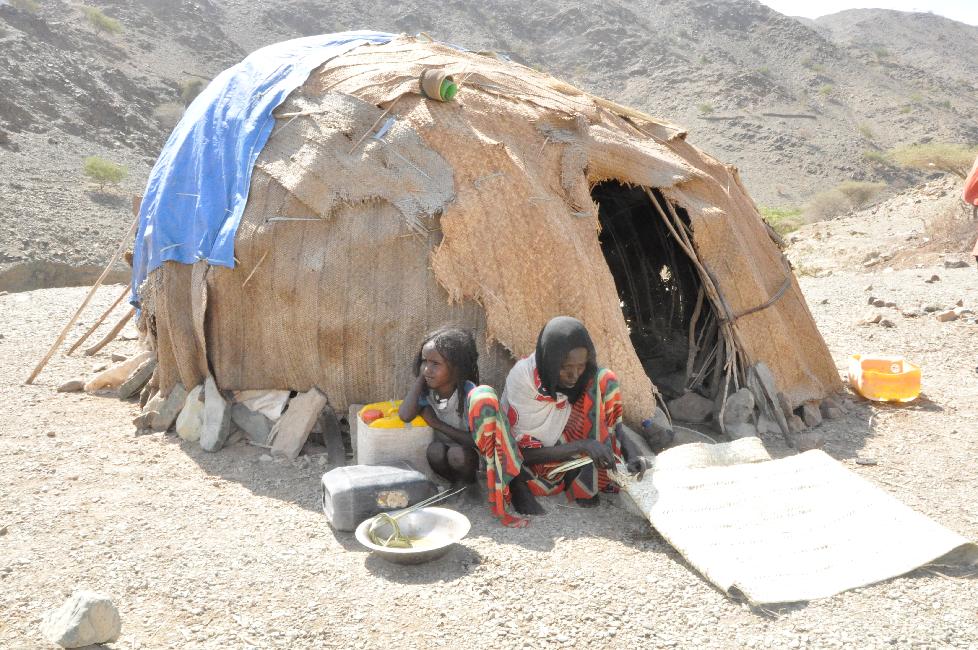 Toukoul, hutte traditionnelle des afars
