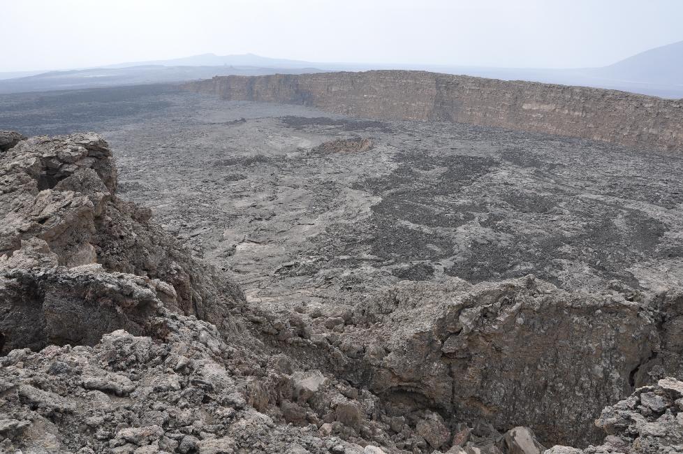 Vue panoramique de la caldeira