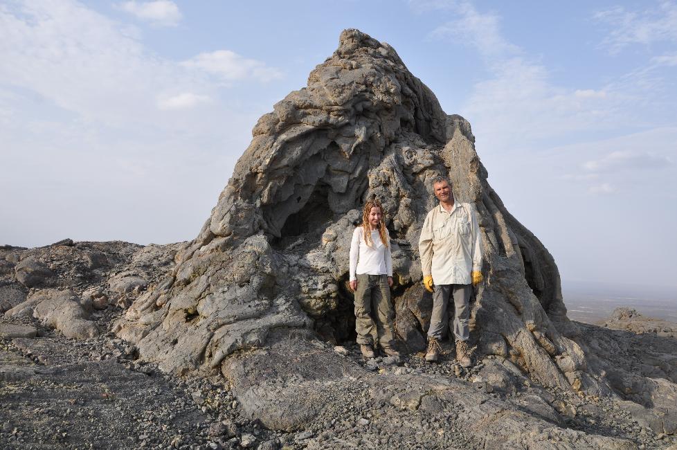 Nous prenons la pose devant un hornito, vieille connaissance