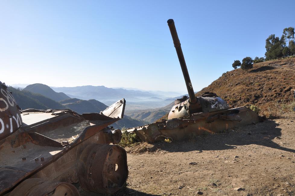 Route de Kombolcha à Mekele ; col Gran Casso