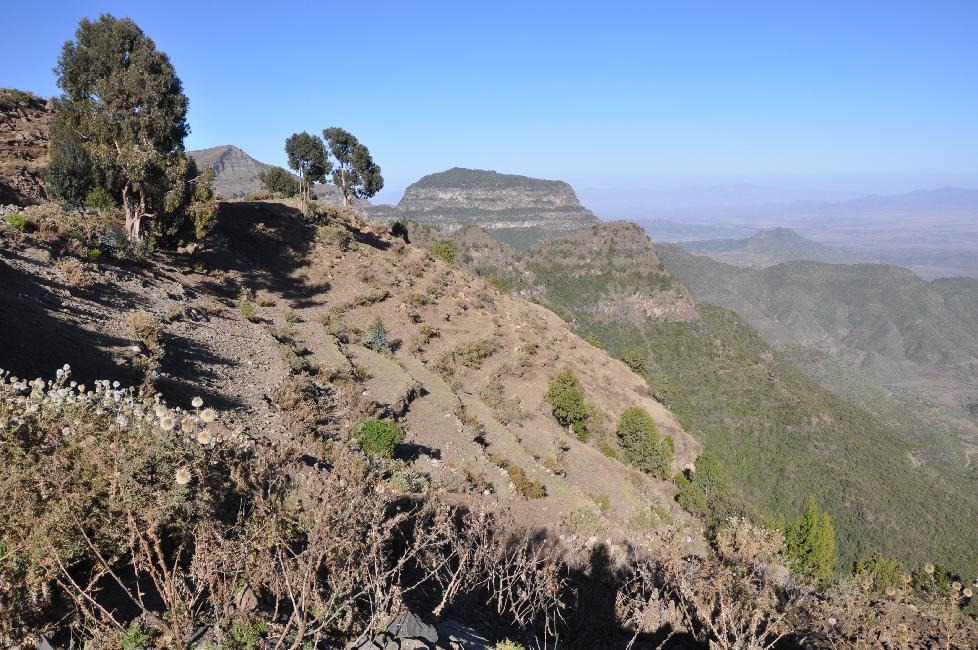 Route de Kombolcha à Mekele ; col de l'Ambaga Alage