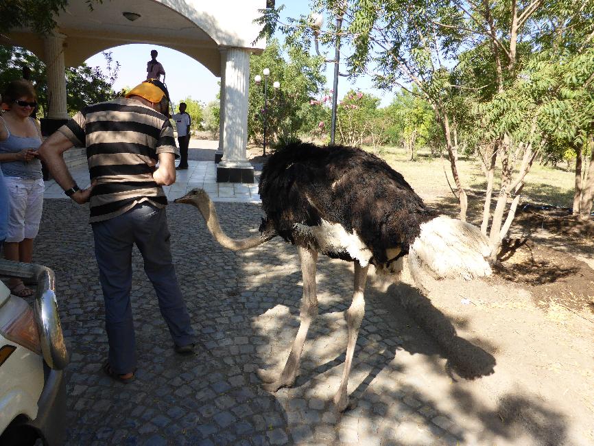 Fouille de sécurité à la sortie de l'hôtel