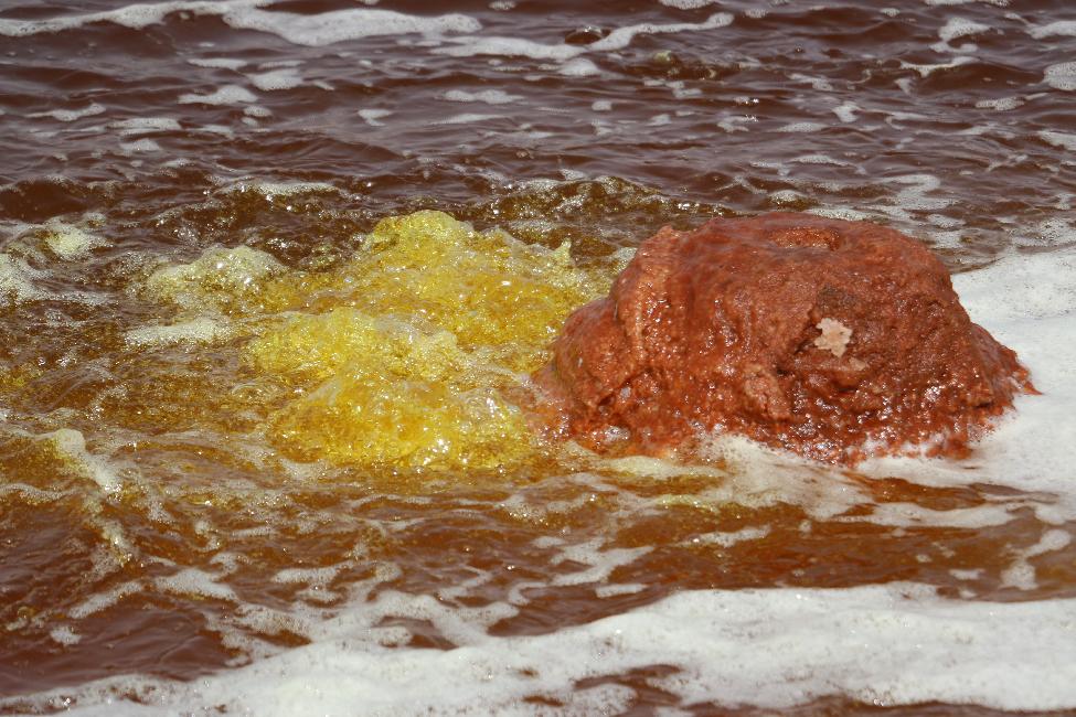 Source à l'odeur d'hydrocarbure