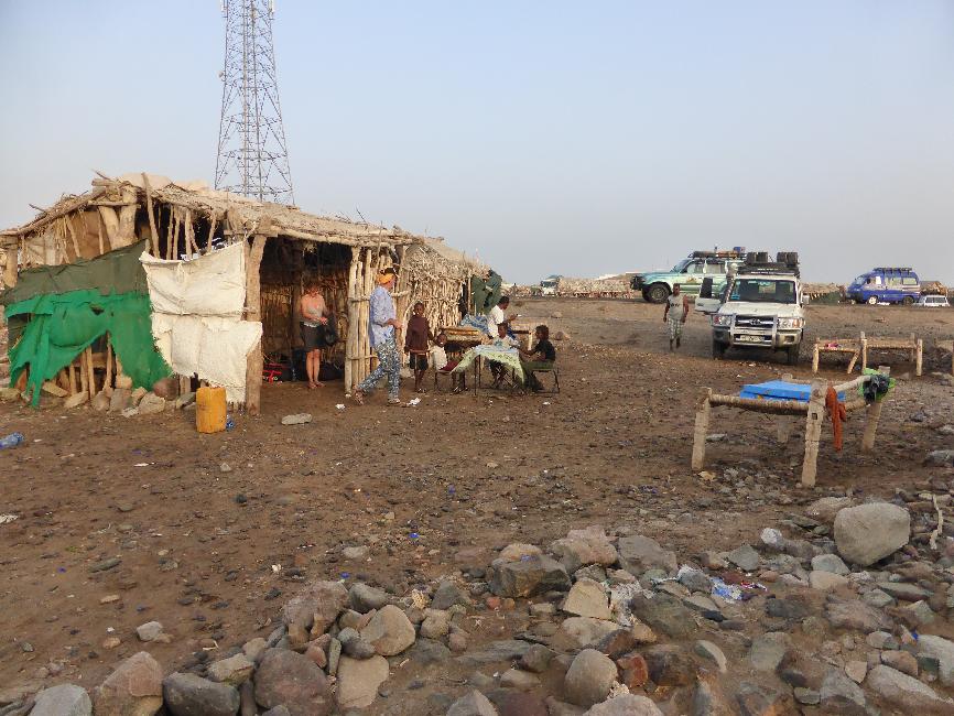 Notre refuge pour les deux nuits ; au premier plan.... mon lit