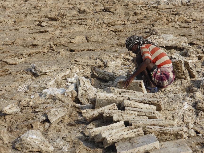 Taille des briques de sel