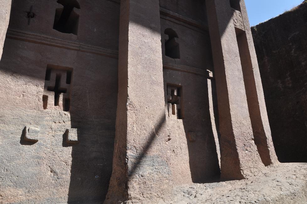 Bete Madhane Alem, la plus grande des églises du site