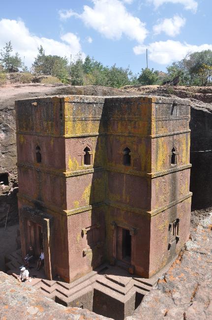 Bete Giyorgis, la plus connue des églises du site