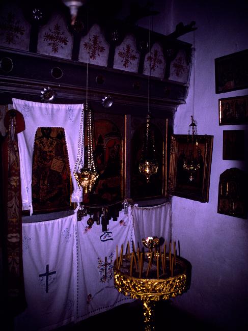 Intérieur du monastère d'Alonnisos