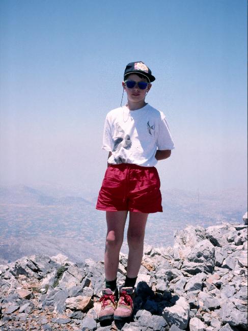 Olivier au sommet du Dikti