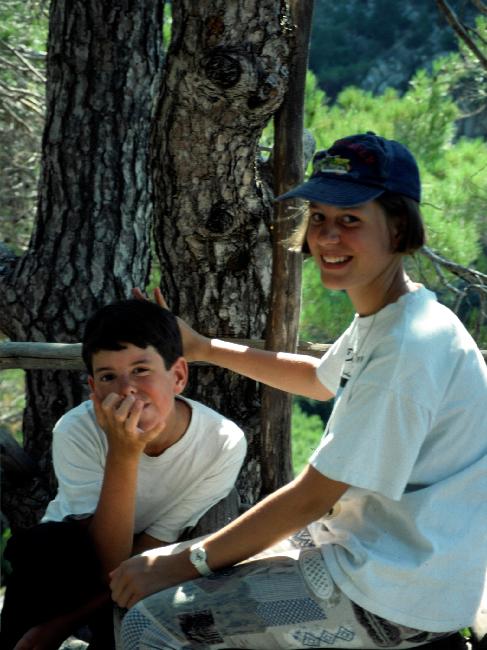 Sophie et Olivier profitent d'une pause