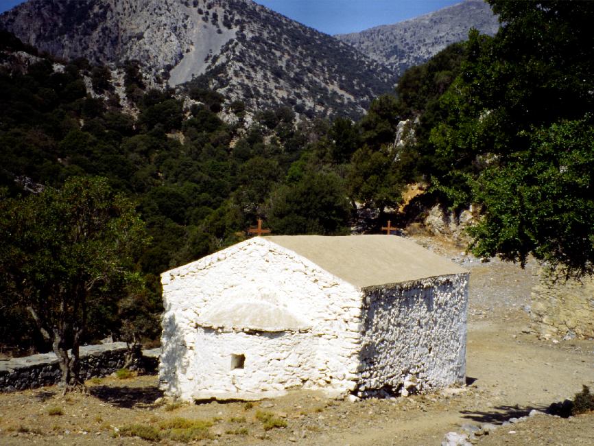 Chapelle d'Agios Nikolaos, but de la promenade