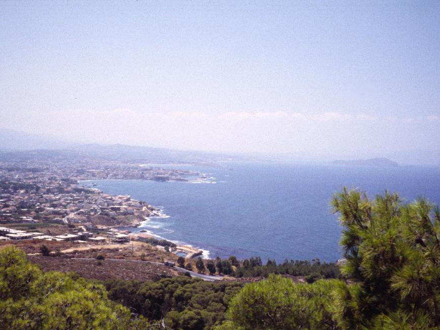 La côte entre la Canée et Reythimnon
