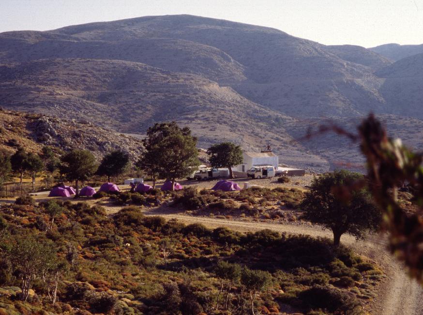 Vue sur notre campement