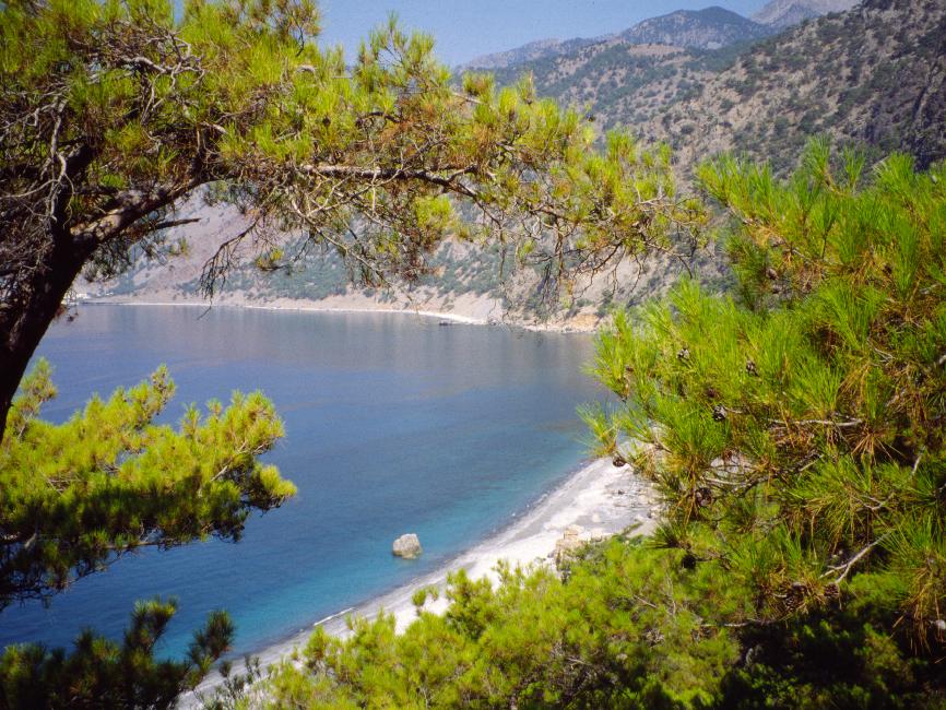 Vue sur la mer de Libye