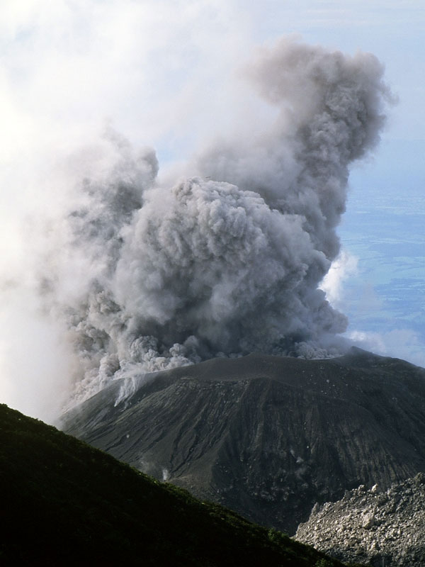 Explosion de cendres