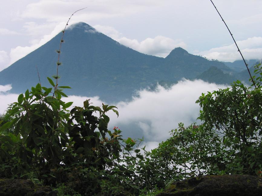 C'est la seule fois où nous verrons le sommet du Santa Maria...