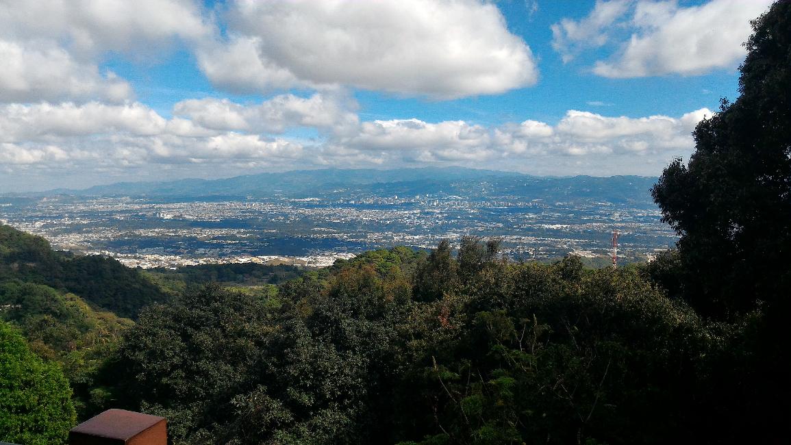 Belvédère sur Guatemala Ciudad