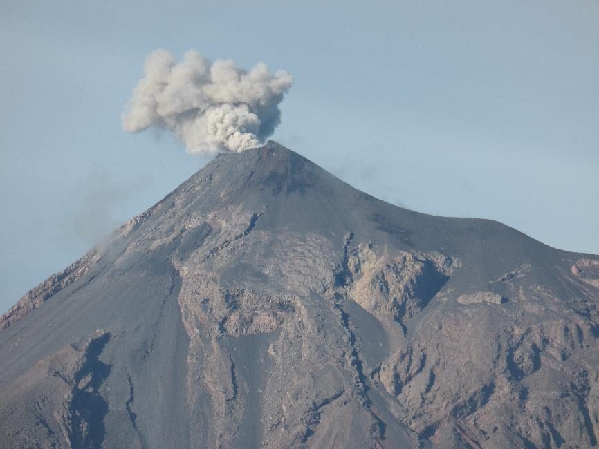 Le volcan, depuis Ciudad Vieja