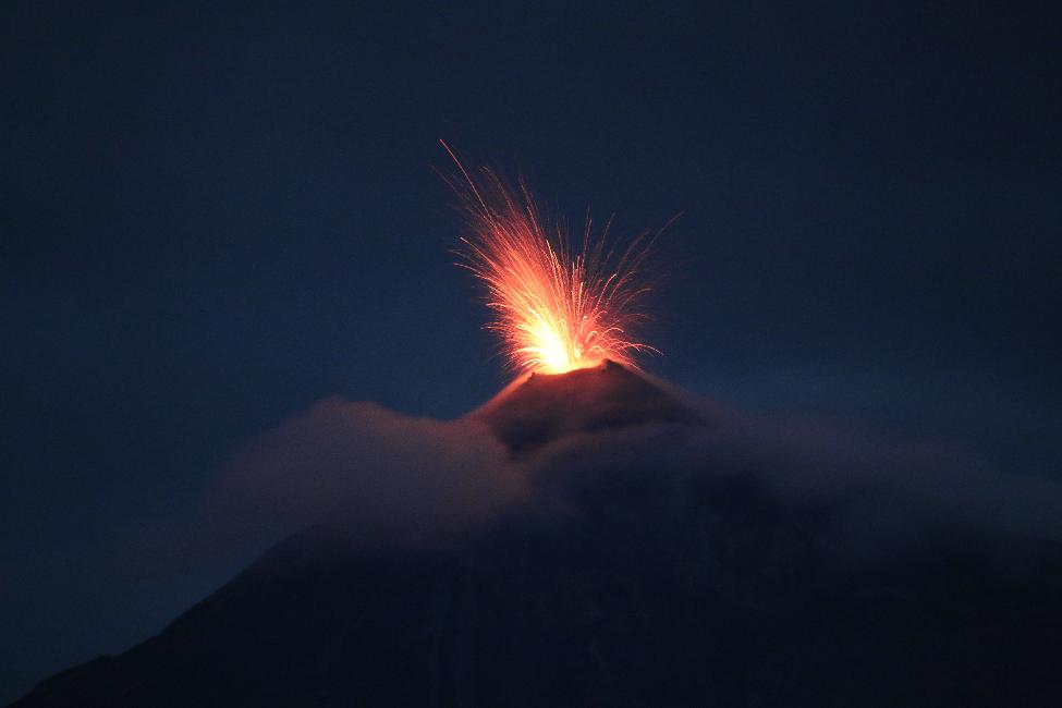 Le volcan, depuis Ciudad Vieja