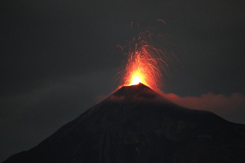 Le volcan, depuis Ciudad Vieja
