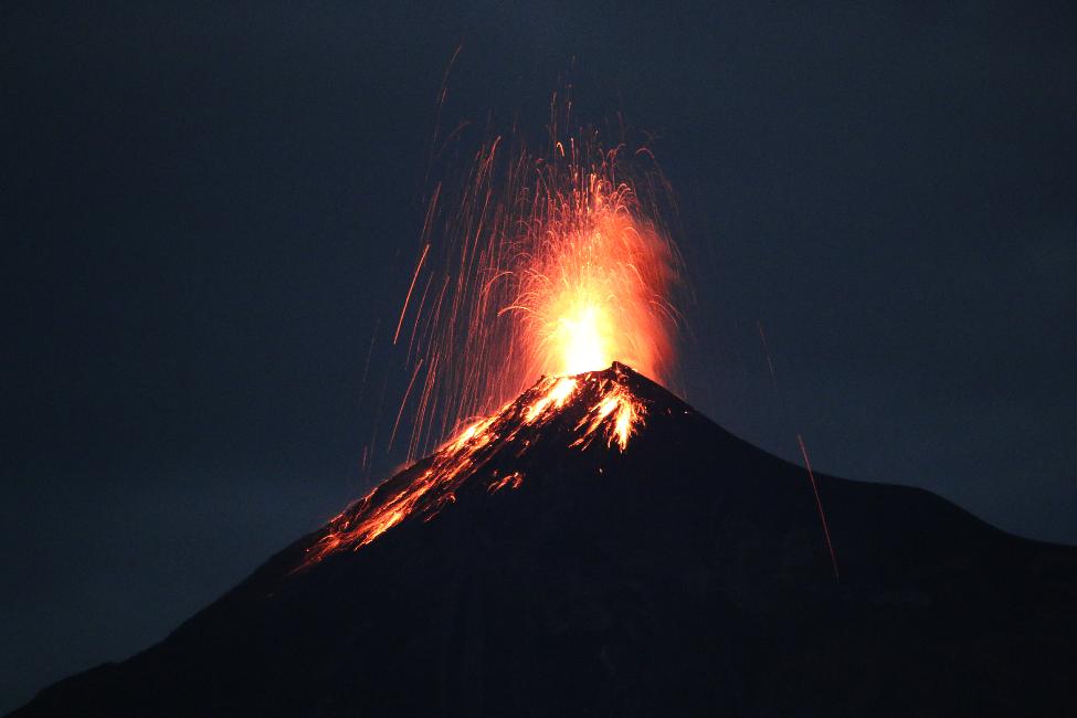 Le volcan, depuis Ciudad Vieja