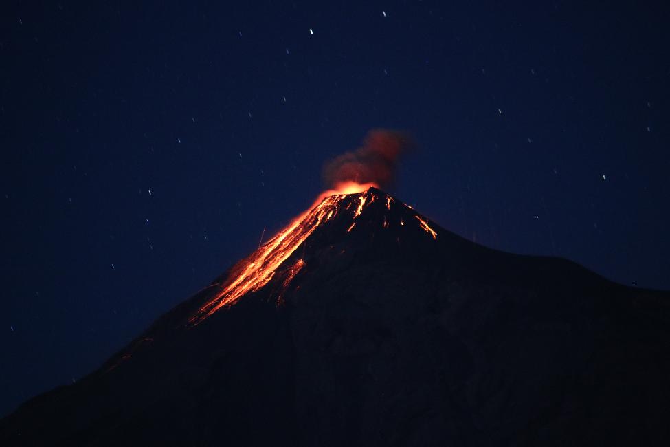 Le volcan, depuis Ciudad Vieja