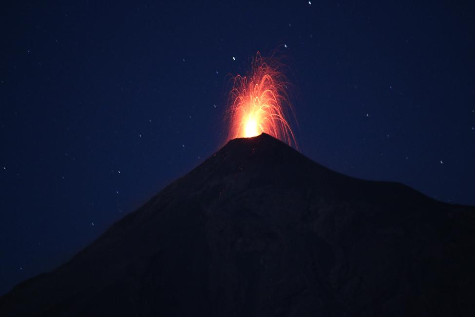 Le volcan, depuis Ciudad Vieja