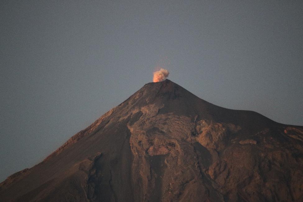 Le volcan, depuis Ciudad Vieja